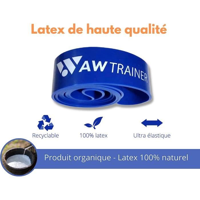 AW Trainer Pack de 6 Bandes lastiques Musculation Pilates