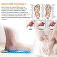 Pied Intelligent Massager circulation sanguine machine automatique de massage des pieds acupression Tapis Télécommande-2