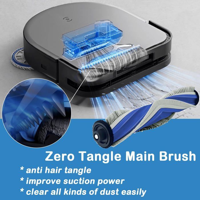 Brosse Principale + Couvercle De Rechange Pour ECOVACS DEEBOT X5 Omni/Pro/ProPlus/Max | Pièce Aspirateur Robot