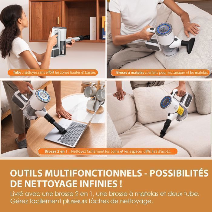 VersLife S7PLUS : l’aspirateur balai ultra-efficace plébiscité par les