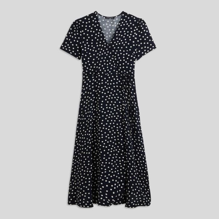 Robe cache sales coeur imprimée