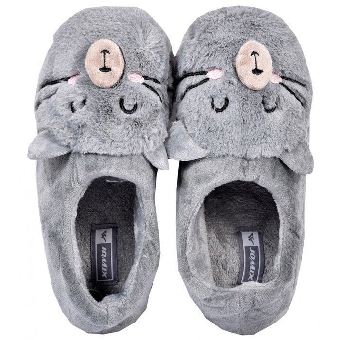 Chaussettes de pantoufle - Femme - Gris - Doublées de molleton sherpa -  Semelle antidérapante - Motifs colorés Gris foncé - Cdiscount Chaussures