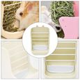 1 pc lapin hamster chinchilla mangeoire deux-en-un pour animaux de compagnie pied de lit accessoires literie-3