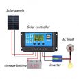  6000W Kit d'onduleurs générateur complet d'énergie solaire 12V-110V + 200W 100A panneau solaire -3