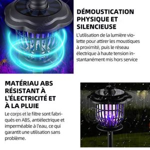 Projecteur LED UV 50W Germicide UVC Avec Ozone - Désinfection, Stérilisation - Pour Intérieur/extérieur, Prise EU/US 110V-220V - 14