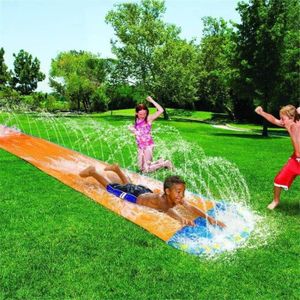 Tapis D'Eau Enfant 170cm Avec Jets - Pataugeoire Jardin Extérieur Jeux Rafraîchissants