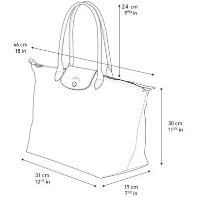 Dimension sac longchamp taille m cheap