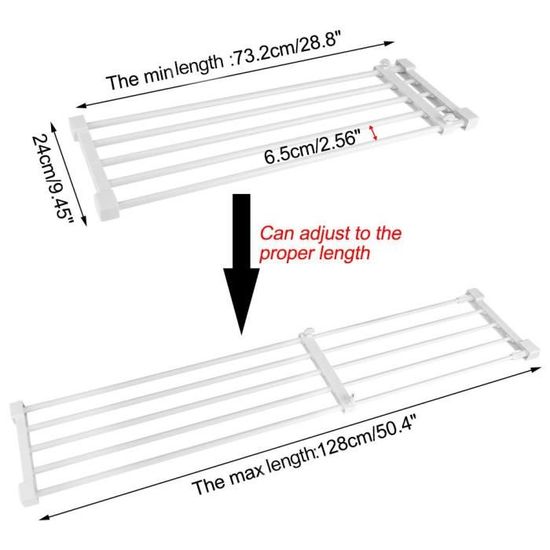 Separateur D Etageres Plastique Reglable Rack De Stockage Extensible Armoire Placard Achat Vente Casier Pour Meuble Cdiscount