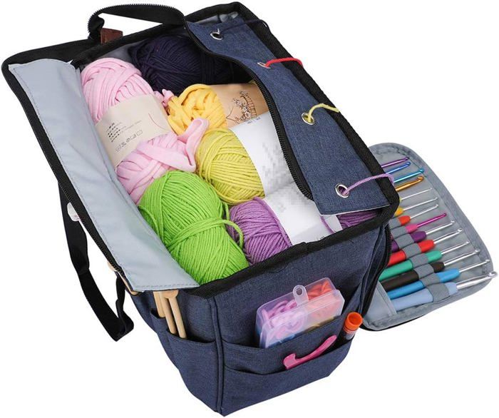 Sac à Crochet, Organiseur De Rangement Portable Et étanche