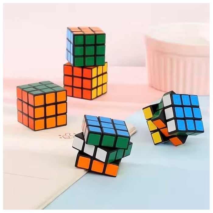 Speed Cube 3x3 Carbone - Rotation Fluide, Anti-Pop, Stickers Intégrés - Idéal Débutants Et Pros