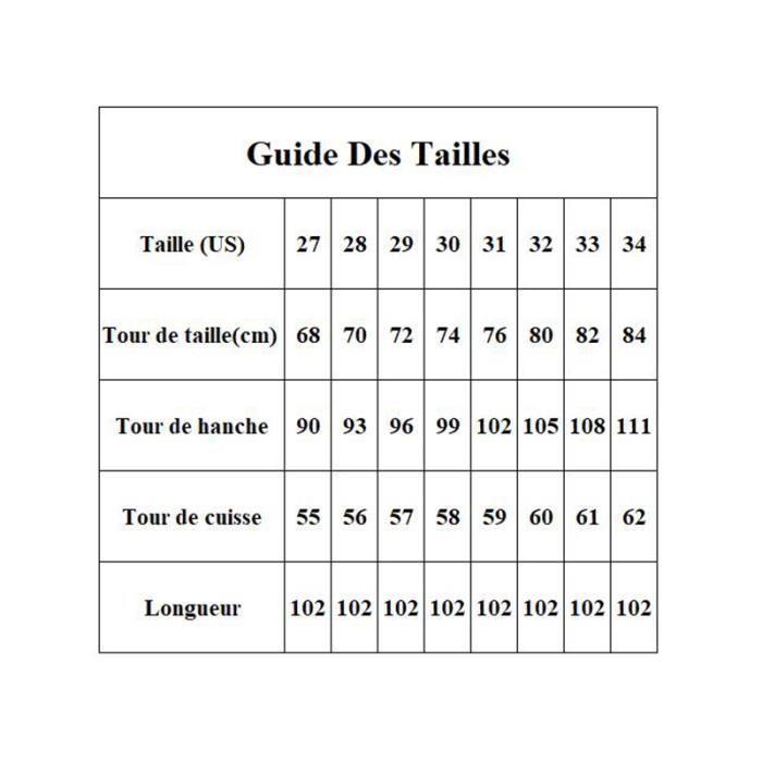 Pantalon Femme Taille Vetements Americaine Francaise Pantalon