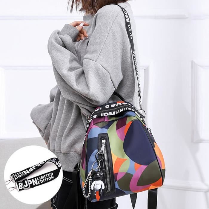 VGEBY Sac dos femme tudiant imperm able et durable avec motif
