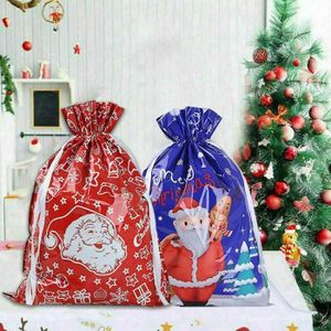 Grand Sac Père Noël En Velours - Sac De Rangement Pour Friandises Et Cadeaux De Noël