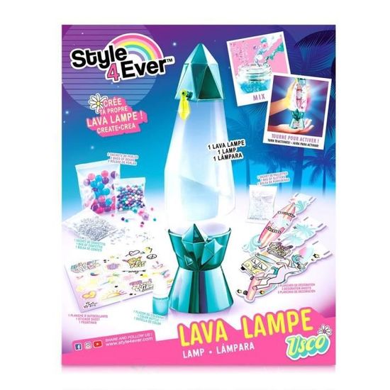 Mini Lava Lampe DIY - CANAL TOYS - STYLE 4 EVER - OFG 234 - Rose -  Multicolore - Enfant - Cdiscount Jeux - Jouets