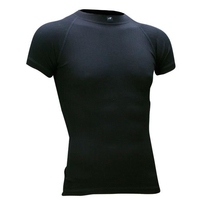 AVENTO Sous-vêtement thermique Manches Courtes - Homme - Noir