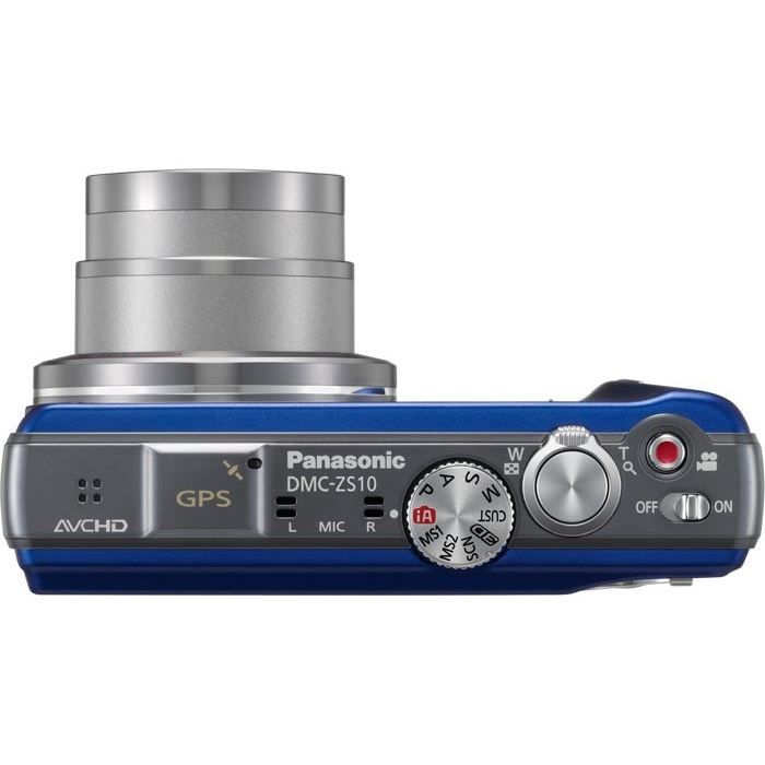 Panasonic Lumix DMC-TZ20 Bleu - Cdiscount Appareil Photo