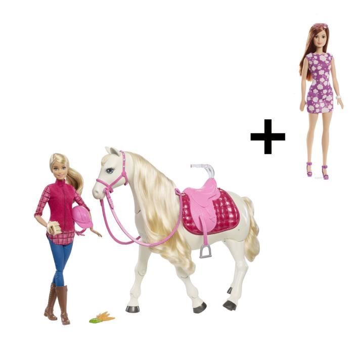 notice cheval barbie qui marche tout seul