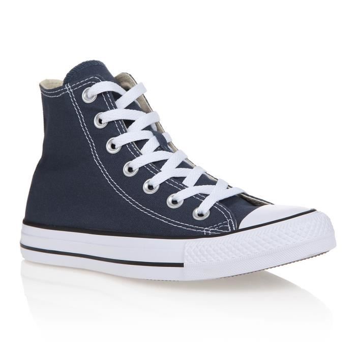 converse bleu marine haute femme