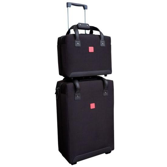Valise Souple En Cuir Pascal Morabito - Cabine Grand Modèle (jusqu'à 56 Cm) - Occasion