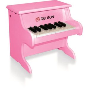 PIANO DELSON Piano bebe rose 18 touches