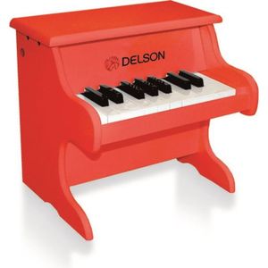 PIANO DELSON Piano bebe rouge 18 touches