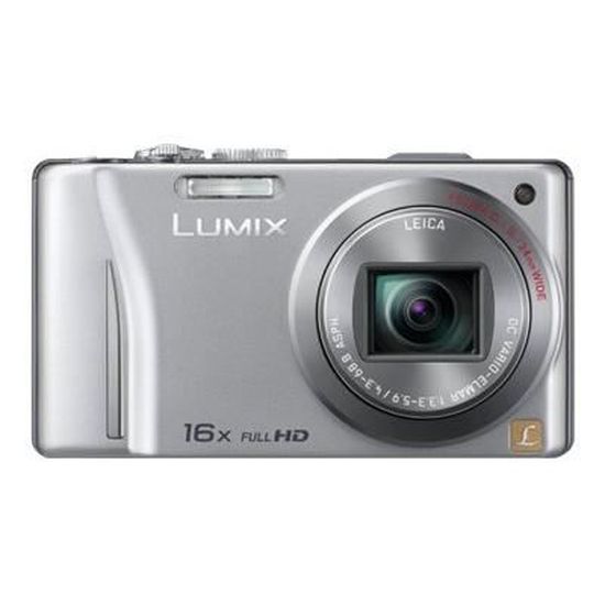 Appareil photo Panasonic Lumix DMC-TZ20 silver - Cdiscount