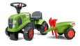 Porteur tracteur Claas avec remorque et accessoires - FALK - Dès 12 mois - 100% fabriqué en France - 40% plastique recyclé-0