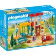 PLAYMOBIL 9423 - Family Fun - Parc de jeu avec toboggan en plastique pour enfant de 4 ans et plus-0