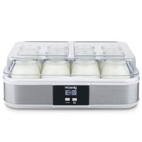 Yaourtière HKOENIG - ELY120 - Capacité 12 pots de 160ml - Programmable jusqu'à 15h - 15W