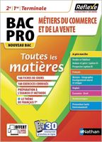 Toutes les matières Bac Pro Métiers du commerce. Edition 2021