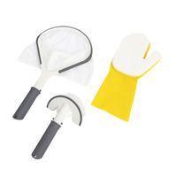 Kit de nettoyage pour spa gonflable Lay-Z-Spa® - BESTWAY - 3 accessoires - épuisette, brosse, gant nettoyant