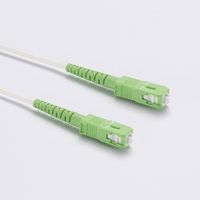 Câble Fibre Optique Orange SFR Bouygues -50m - Rallonge/Jarretiere Fibre Optique - SC APC vers SC APC - Garantie 10 Ans