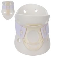 Fdit minerve Dispositif de traction du cou professionnel Orthèse de soutien du cou à collier cervical réglable pour ménage (S)