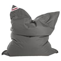 Pouf géant - SITTING POINT - Big Bag Brava Anthracite - Design contemporain - 1 place - 155x125x20 cm