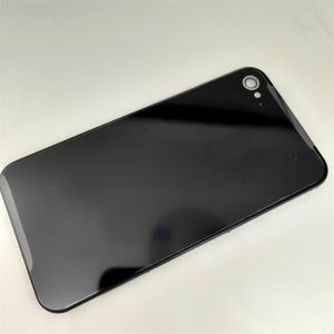 COQUE - BUMPER 4s noir - Coque arrière de batterie pour iPhone 4s 4G 4s, boîtier en verre, pièces de rechange