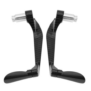 Embrayage de Frein Main Protection Anti-chute en Fibre de Carbone 1 Paire de Leviers dembrayage de Frein de Moto 22mm 7//8 Bleu