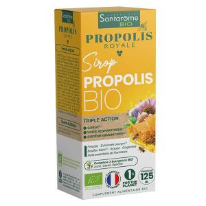 COMPLEMENTS ALIMENTAIRES - SILHOUETTE Santarome Bio Sirop Propolis Bio Triple action 125