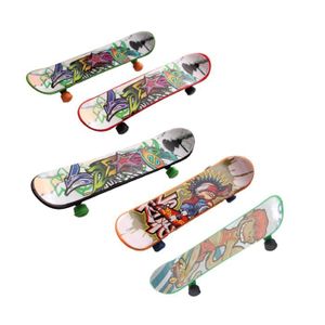 FINGER SKATE - BIKE  Skateboard À Doigts - Our - 5 Pièces - Roues à Essieu Rapide - Blanc