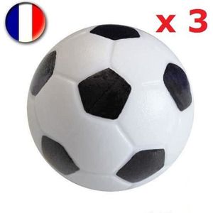 PXRLMYF 8 Pièces Balles de Baby Foot 32 mm, Balles de Rechange de  Baby-Foot,Mini Football de Table Balle Jeu pour Enfants et Adultes,Noir et  Blanc