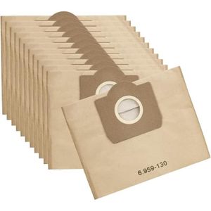 SAC ASPIRATEUR Lot de 12 sacs filtres pour aspirateur Kärcher WD3
