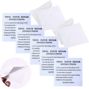 En PVC FUFRE Lot de 5 rustines de réparation autocollantes pour piscine