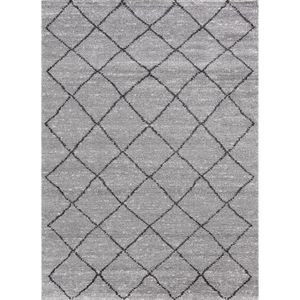 Madrid Tapis Style Gabbeh 200x290 Cm Marron Gris Achat