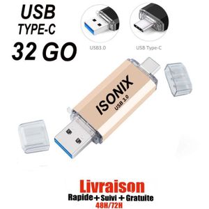 CLÉ USB Clé USB 32 GO Type C OTG USB Flash Drive pour appa
