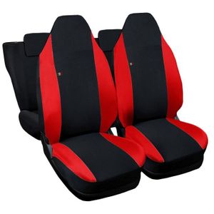 HOUSSE DE SIÈGE Lupex Shop Housses de siège auto compatibles pour Aygo Noir Rouge