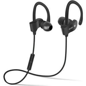 OREILLETTE BLUETOOTH Oreillette Bluetooth 4.1 Sans fil Sport Écouteurs Intra-Auriculaires stéréo Casque pour iPhone Samsung LG Noir