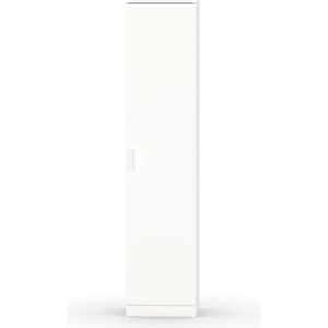 ARMOIRE DE CHAMBRE Armoire - meuble de rangement coloris blanc - Hauteur 180 x Longueur 40 x Profondeur 35 cm