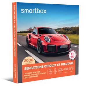 COFFRET SÉJOUR Smartbox - Sensations circuit et pilotage - Coffre