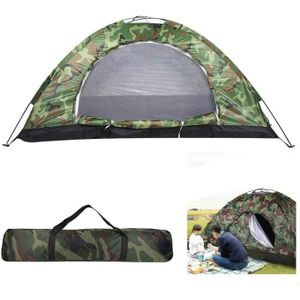 TENTE DE CAMPING Tente De Camping Étanche Avec Protection Uv Pour Deux Personnes Pour La Plage Et La Randonnée[W97]