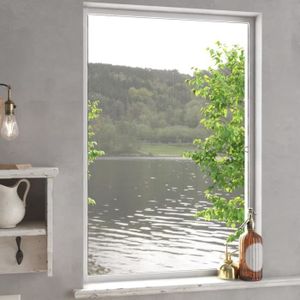 MOUSTIQUAIRE OUVERTURE vidaXL Moustiquaire pour fenêtres Blanc 90x120 cm 153831