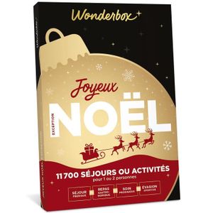 COFFRET THÉMATIQUE Wonderbox - Coffret Cadeau - Joyeux Noël Exception